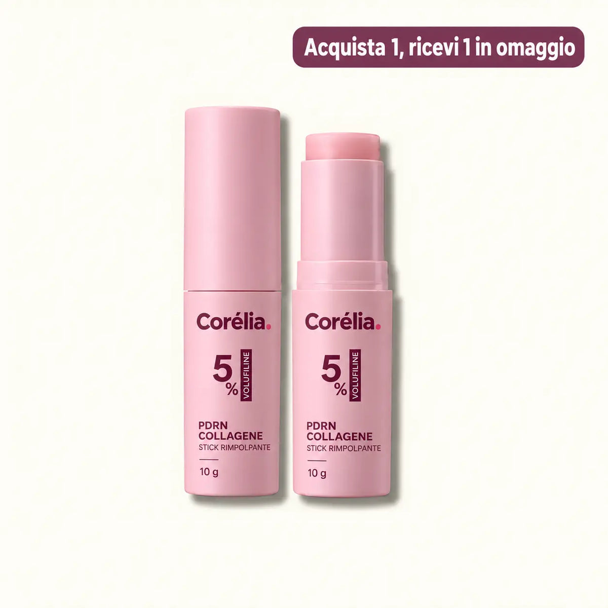 Stick PDRN & Collagene – Una pelle visibilmente rimpolpata in un solo gesto.